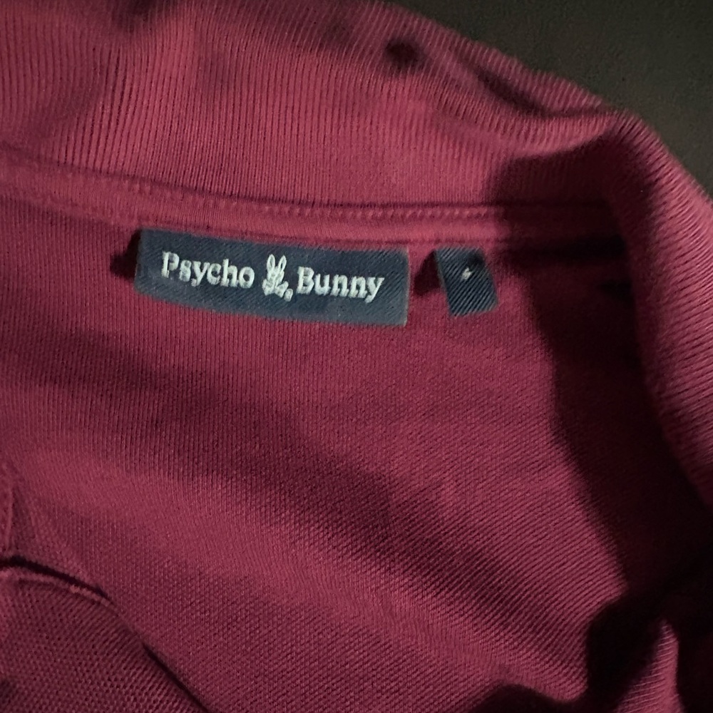 Psycho Bunny Burgundy Polo Shirt